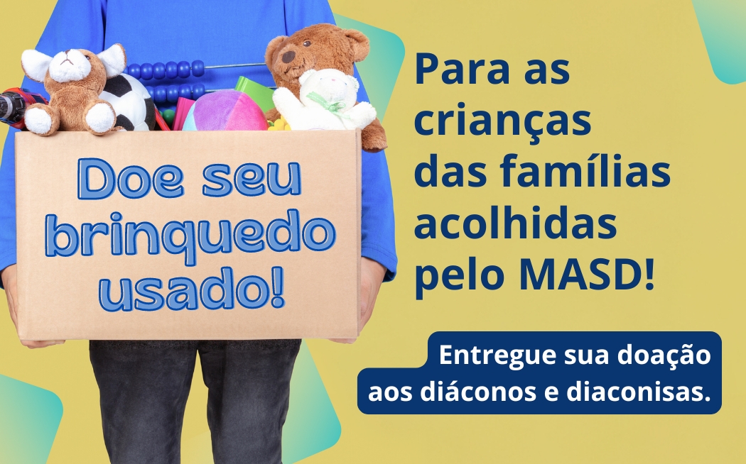 Campanha de doação de brinquedos